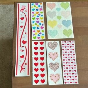 Hearts Scrapbook Sticker Bundle